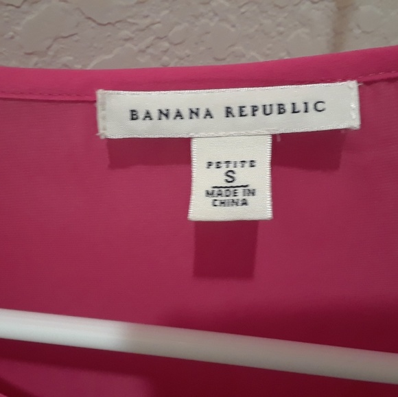 Pink Satin Banana Republic shirt - Picture 2 of 5